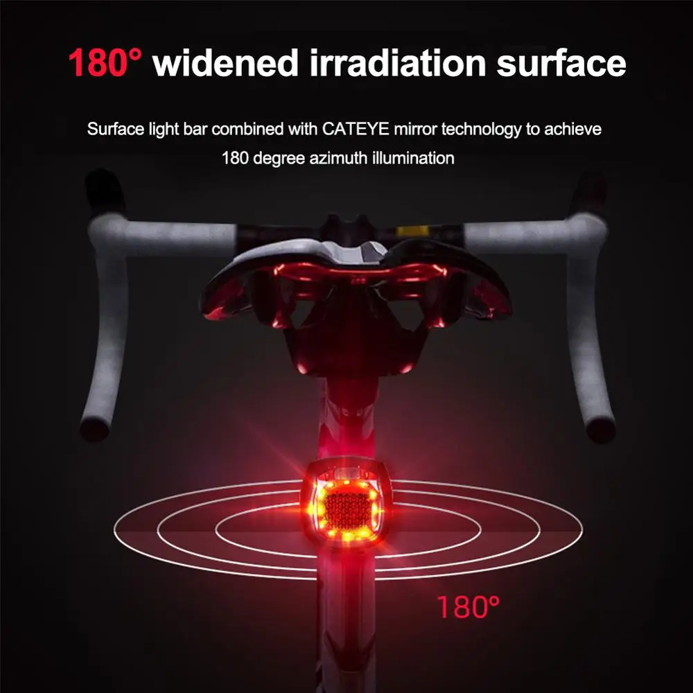 Велосипедный умный фонарь предупреждающий с зарядкой от Usb светильник