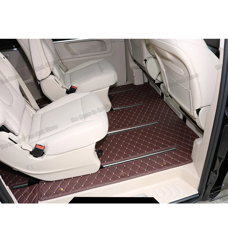 Кожаные коврики для машины mercedes benz v class Valente Vito Metris w447 2014 2020 2019 2018 2017 2021 v260 v220 |
