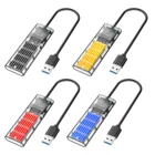 Корпус для жесткого диска M2 SSD чехол NVMESATA Classic M.2 к USB 3,0 SSD адаптер для PCIE NGFF SATA M  B Ключ SSD диск соответствующий