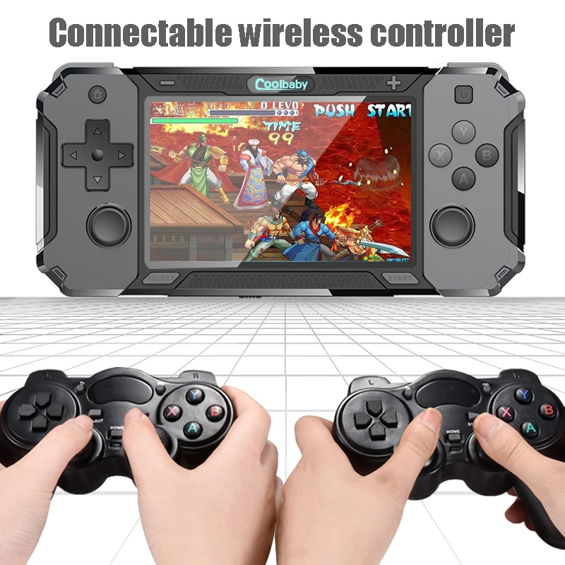 Ретро портативная игровая консоль 4 0 дюйма с 20 эмульитаторами открытым исходным