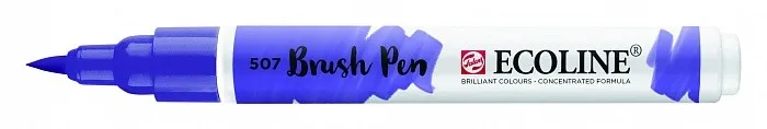 Маркер акварельный Ecoline кисть №507 Ультрамарин фиолетовый |
