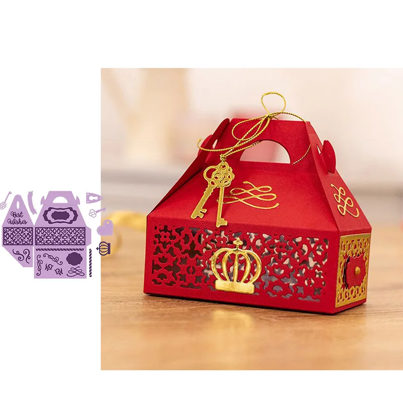 Коробка картонная упаковка металлический Трафаретный вырубной штамп трафареты