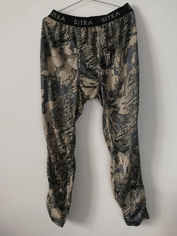Мужские длинные штаны Sitka тонкие ветрозащитные и прочные камуфляжные из джерси с