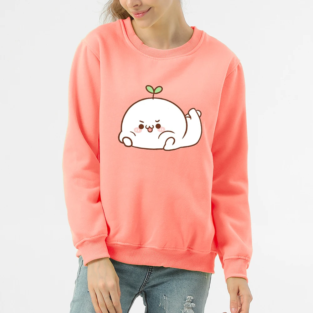 Толстовка женская с капюшоном Милый хлопковый Свитшот оверсайз в стиле Kpop
