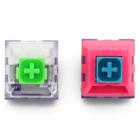 Сенсорный переключатель Domikey X Kailh box cyber p EVA, SMD clear MX переключатели для механической клавиатуры 62 г 67 г 5 контактов 50 м, прозрачный корпус в стиле панк