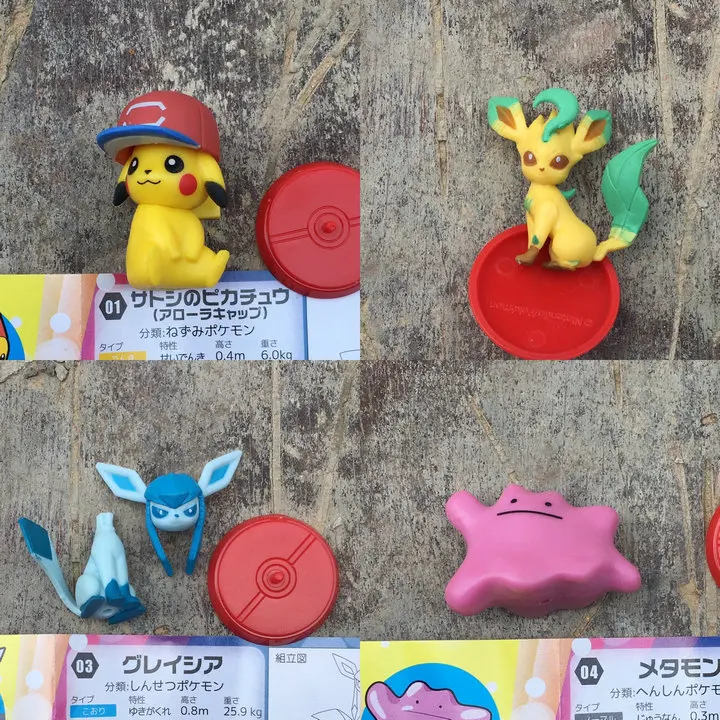 Фигурка покемона из натурального груза смешная сборная игрушка в виде