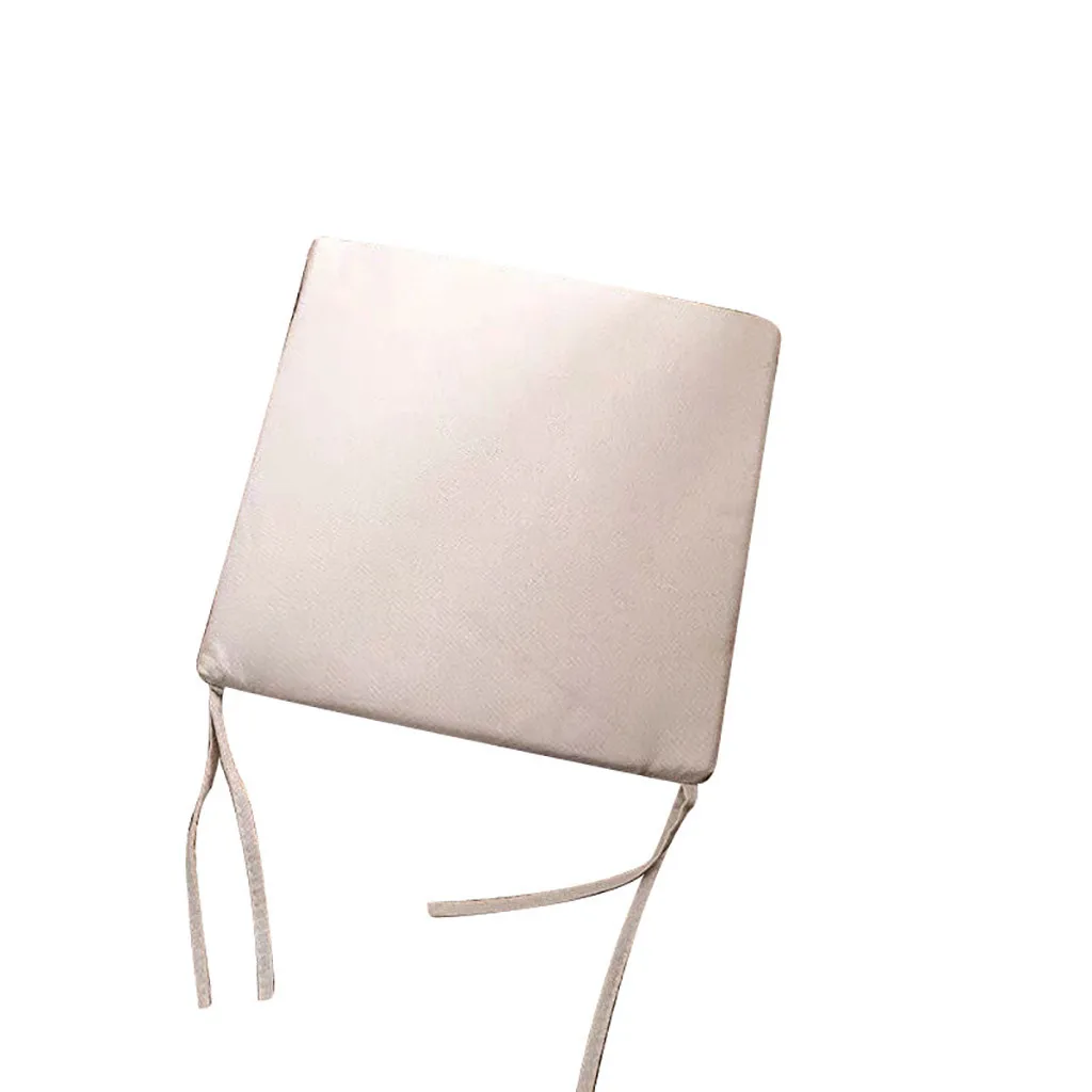Beige Однотонная хлопковая и льняная Подушка, теплый стул для татами, коврики для сидения, офисный коврик, домашний декор, сидящая Подушка, японская моющаяся# LR2 - Цвет: Beige