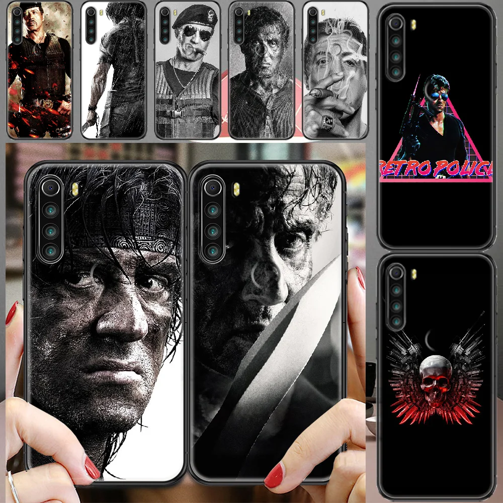 

Rockys Strong Stallones Cool Phone case For Xiaomi Redmi Note 7 7A 8 8T 9 9A 9S K30 Pro Ultra black soft prime 3D funda fashion