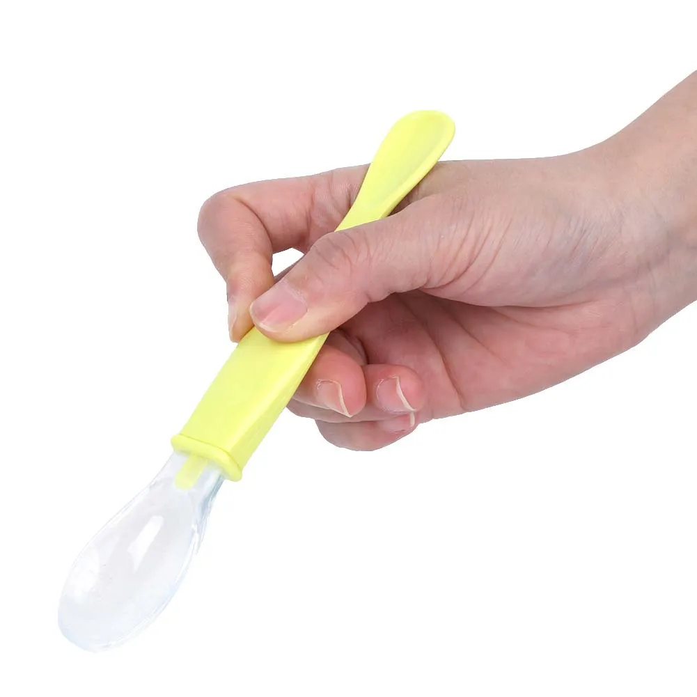 2 шт. детские ложки посуда для кормления детей столовые приборы ложка силиконовые