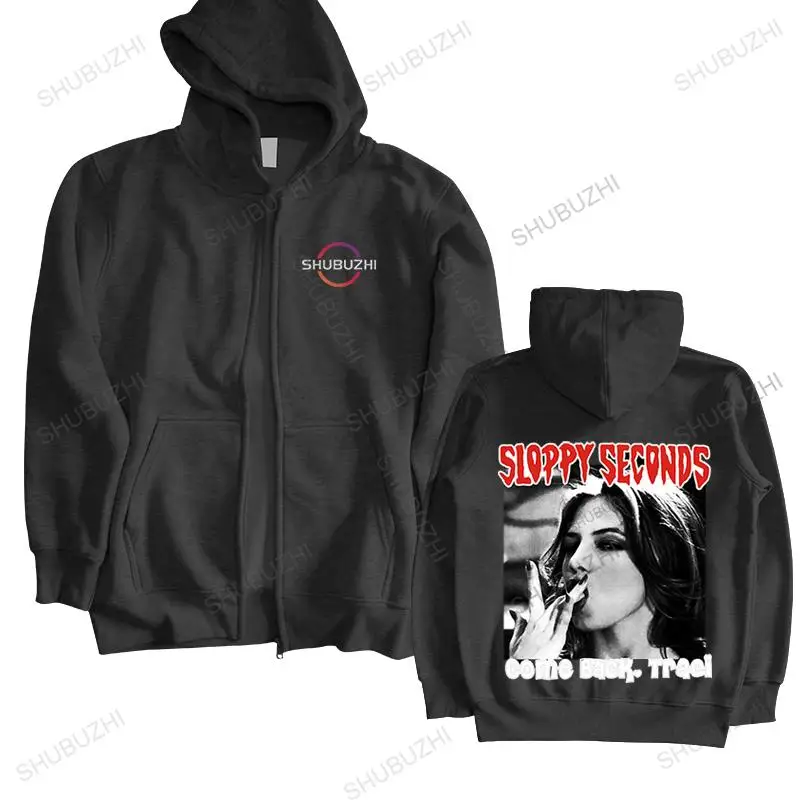 Мужская Осенняя толстовка черная уличная одежда с капюшоном и принтом секунды