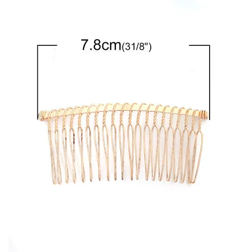 

DoreenBeads Iron Based Alloy Hair Clips Handmade Findings Rectangle Gold/Silver Color/Antique Bronze Color DIY Making Jewelry