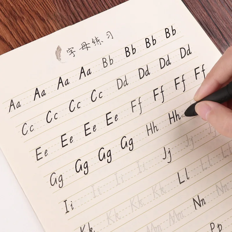 3 шт./набор Детская тетрадь на английском языке|Прописи| |