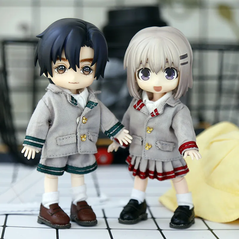 Obitsu11ob11azone12cu-poche красивая школьная форма с узлом свиньей Энджи ob11 | Игрушки и хобби