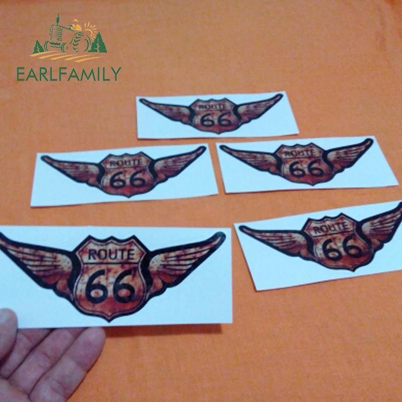 EARLFAMILY 15 см x 6 Крыса Стержень США дорога 66 виниловые наклейки на машину переводная