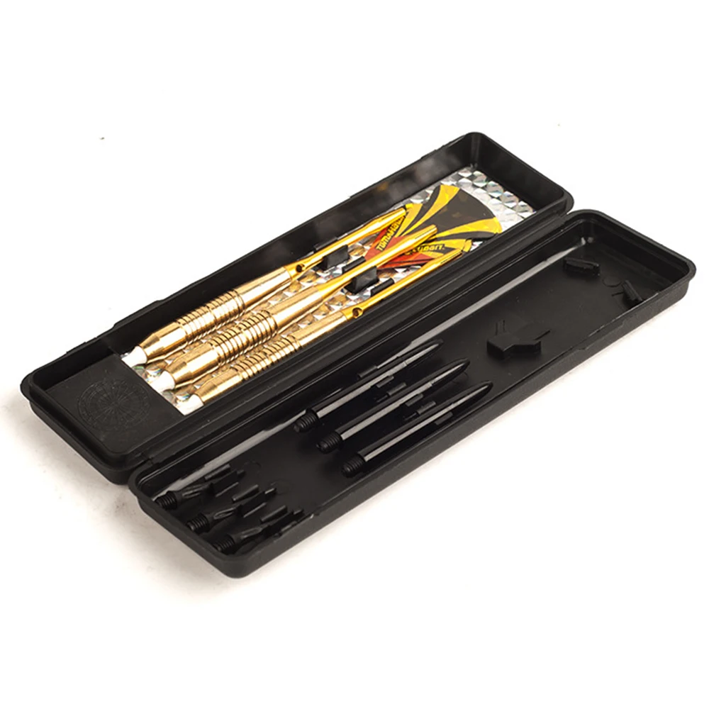 

3Pcs 18g Professional Safe Dart Soft Plastic Tip Golden Copper Barrel Laser Flight Competition Training Dart