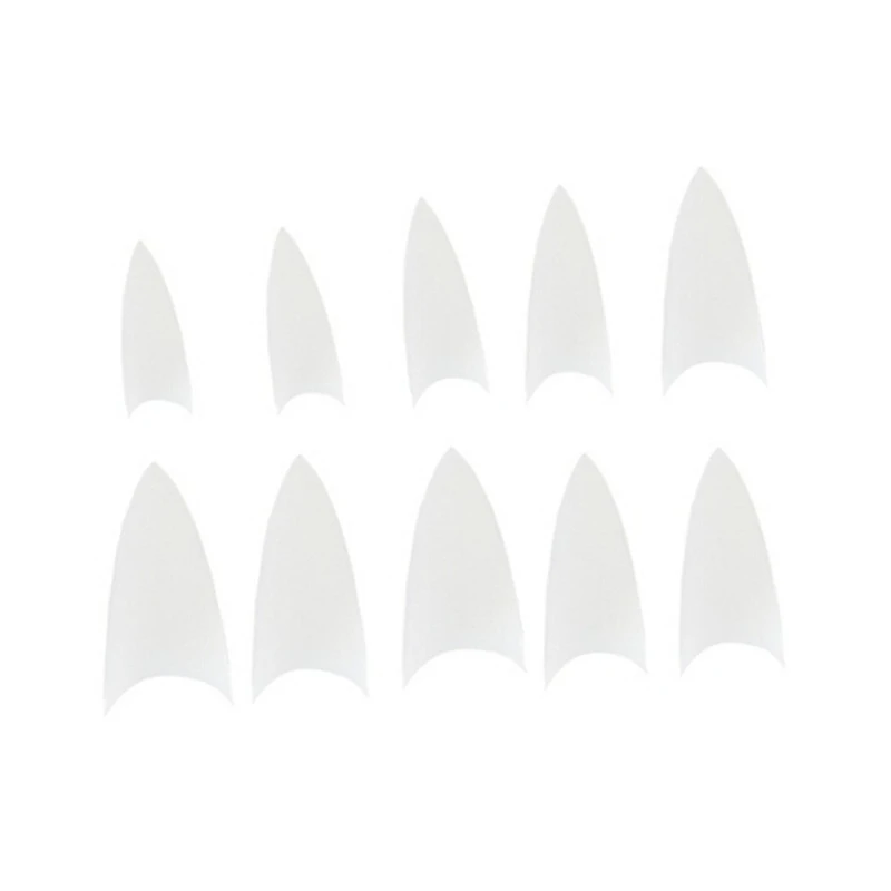 500 шт./упак. накладные ногти для ног на каблуке шпильке коготь советы и