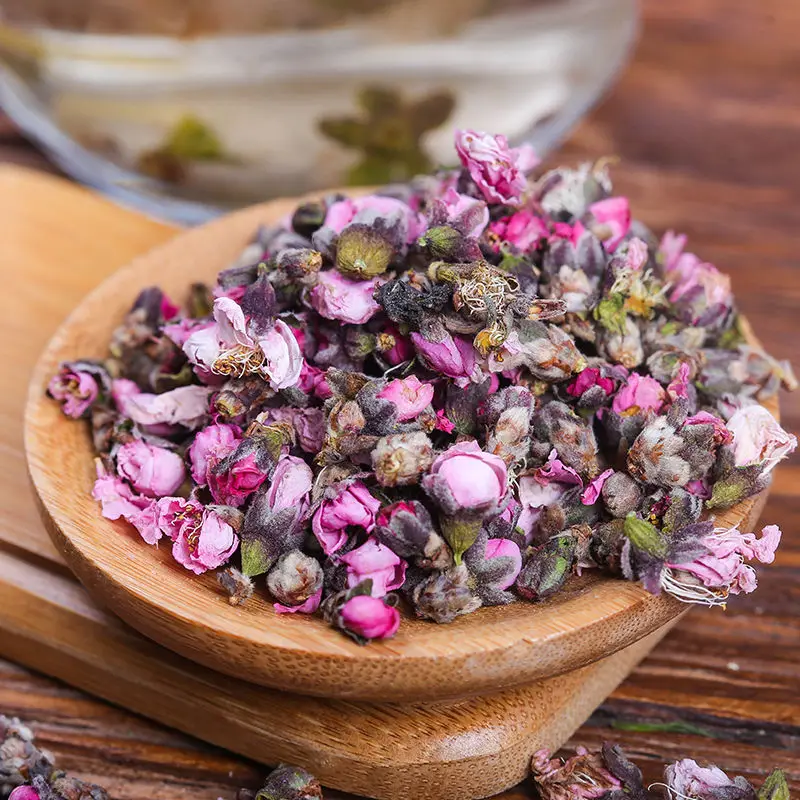 Тускнеют отбеливают и питают кожу чай с сушеными цветами персика 40 г банка