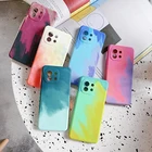 Квадратный силиконовый чехол LOVECOM акварелью для Xiaomi Redmi Note 10, 9 Pro, 9S, 10S, 8, Mi 10 Pro, 11 Lite, POCO F3, мягкая задняя крышка для телефона