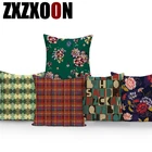 Декоративная подушка в нордическом стиле, полиэстеровый декоративный наволочка с геометрическим рисунком цветов для гостиной