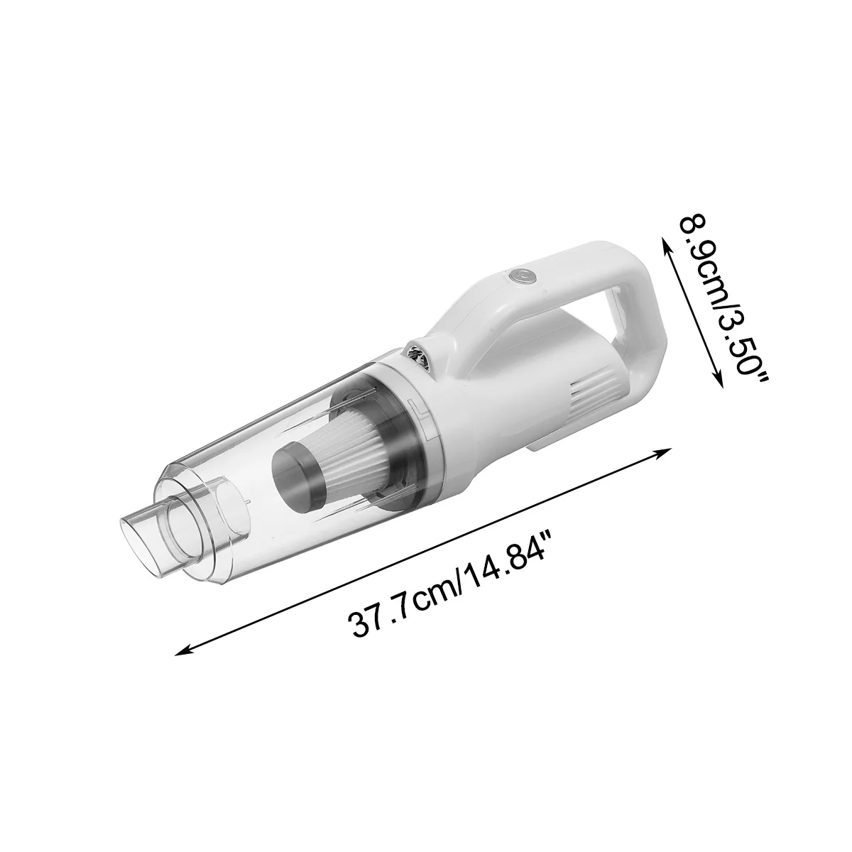 Пылесос ручной аккумуляторный с USB-зарядкой и цифровым дисплеем 12000 Па | Бытовая