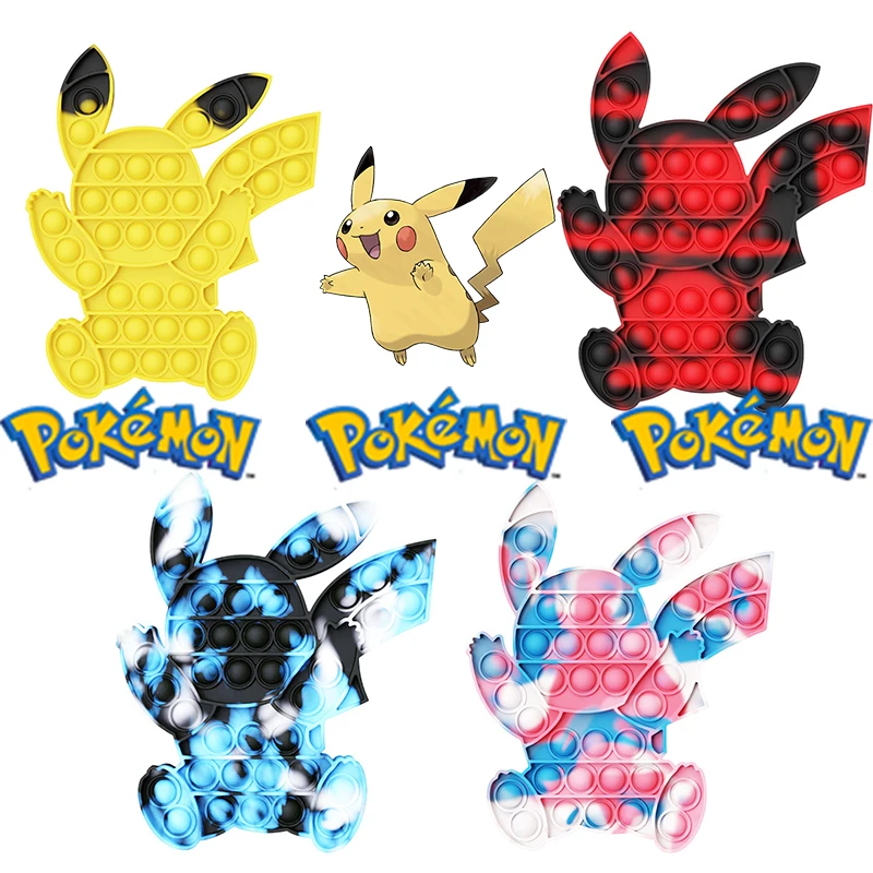 

Newest Pokemon Pikachu SpopG Its Fidget Toys Anti Stress Kawaii Anime Spotify Premium Gengar Figet Juguetes Kids Toys