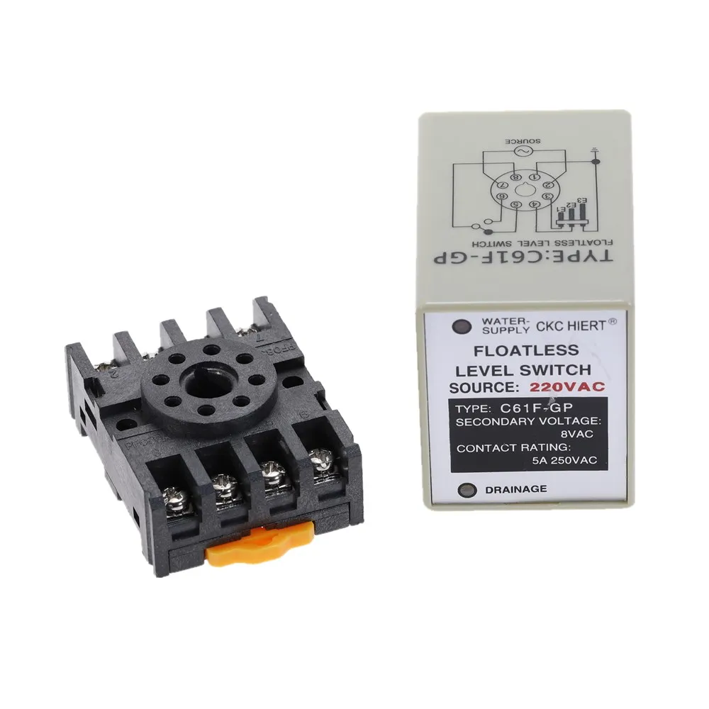 C61F GP AC220V реле уровня воды беспоплавковый выключатель регулятора контроллер