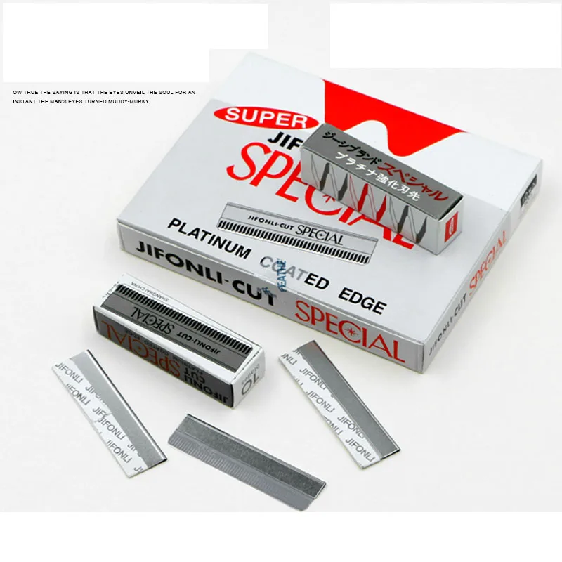 

Feather brand decoration eyebrow eyebrows female sharp big box 100 professional tattoo artist makeup blade