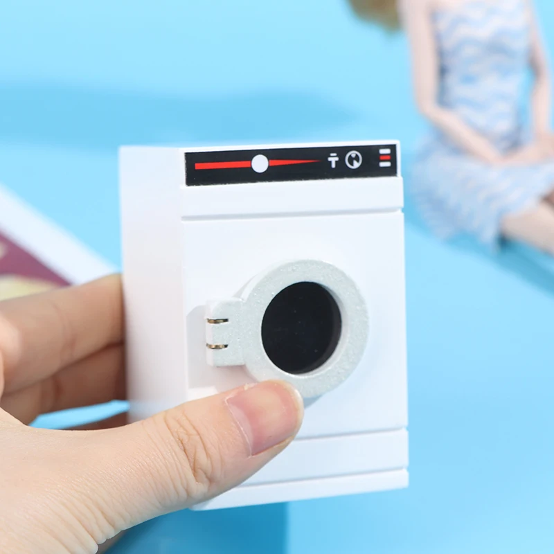 

1:12 Dollhouse Miniature Furniture Laundry Washing Machine Dolls House Decoration Accessories Kids play Toys
