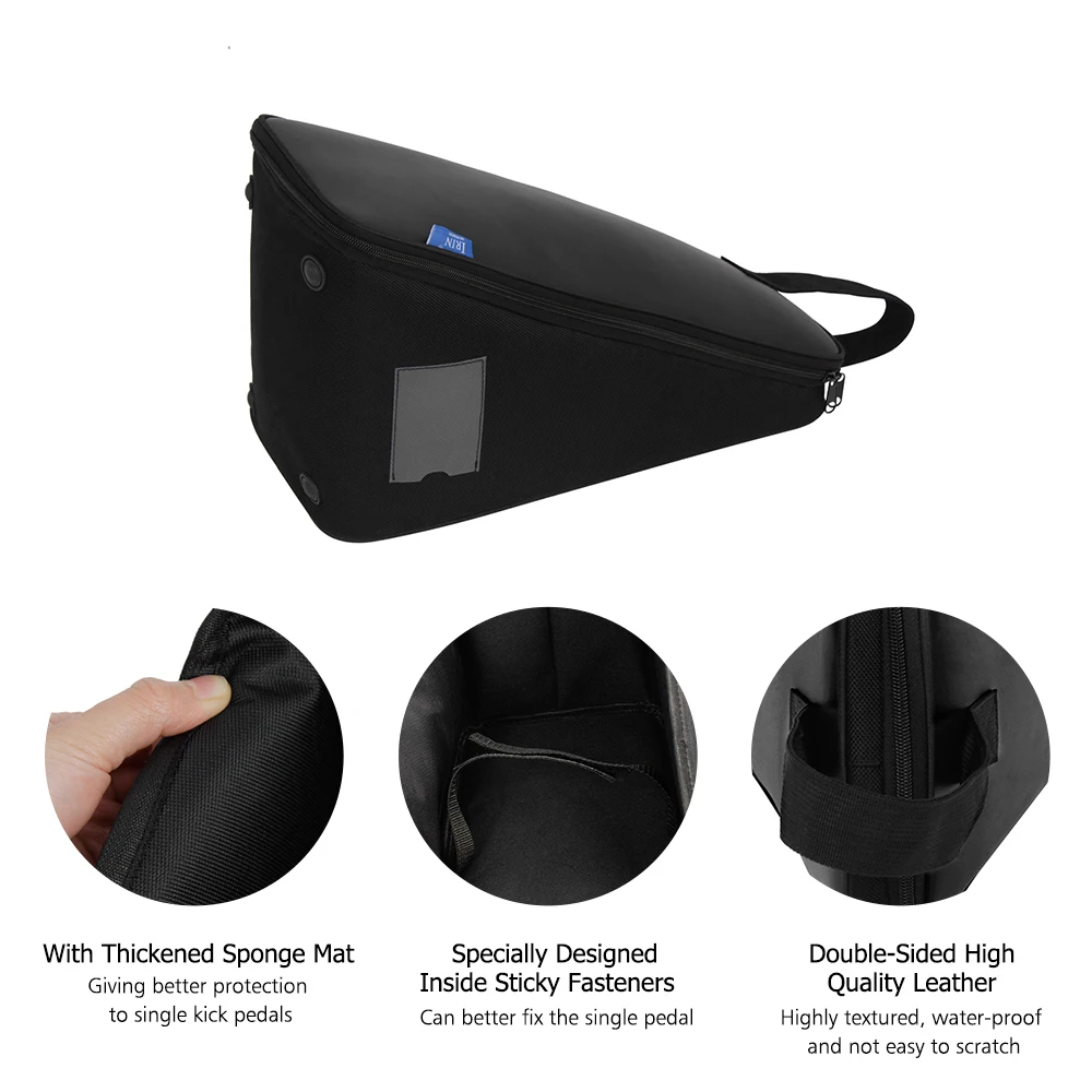 ИРИН один для езды на велосипеде Сумка Кожа Защита барабан удар педали переноски