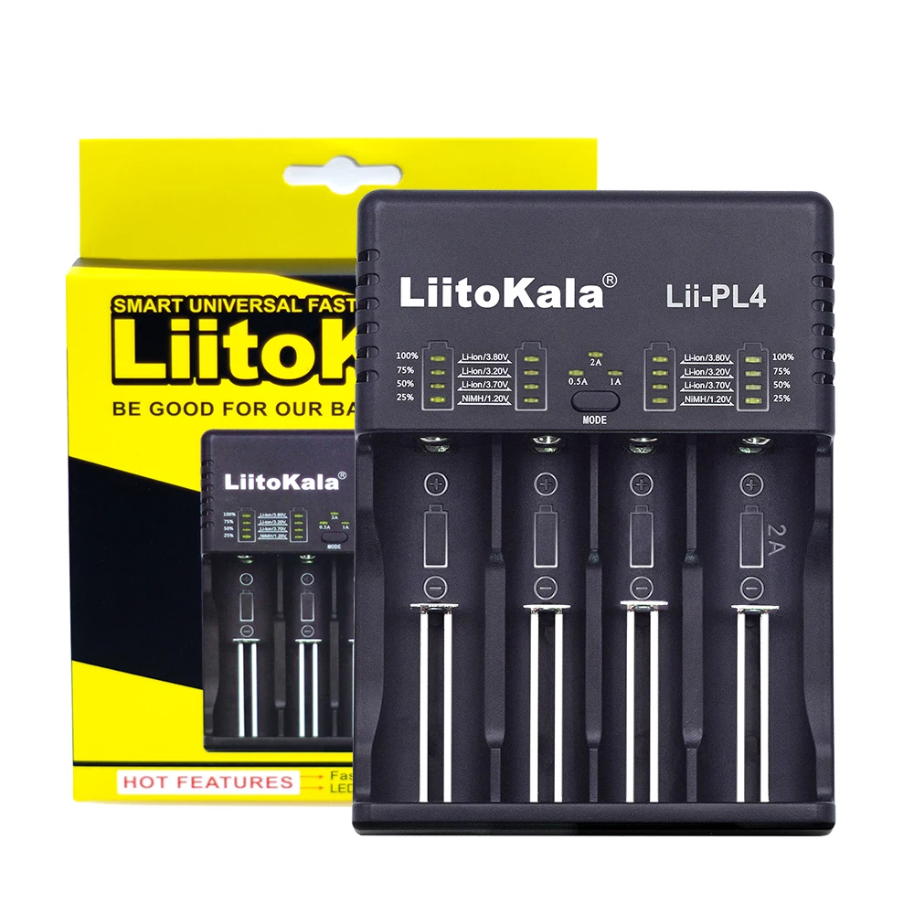 Умное зарядное устройство Liitokala литиевое 18650 1 2 В 3 7 в 85 AA/AAA 26650 10440 14500 16340 25500