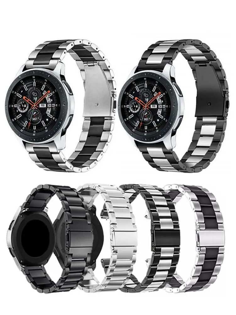 2020 новые 22 мм 20 ремешок из нержавеющей стали металлический для Samsung Galaxy Watch 42 46 Gear S3