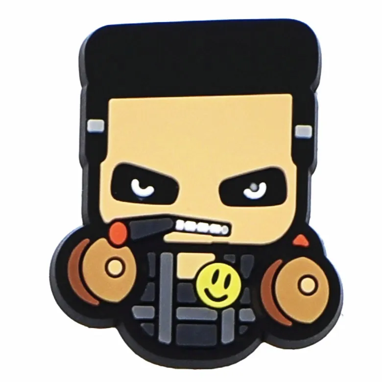 50 шт. оптовая продажа микс мультфильм Marvel Hero ПВХ плоская задняя вспышка супер