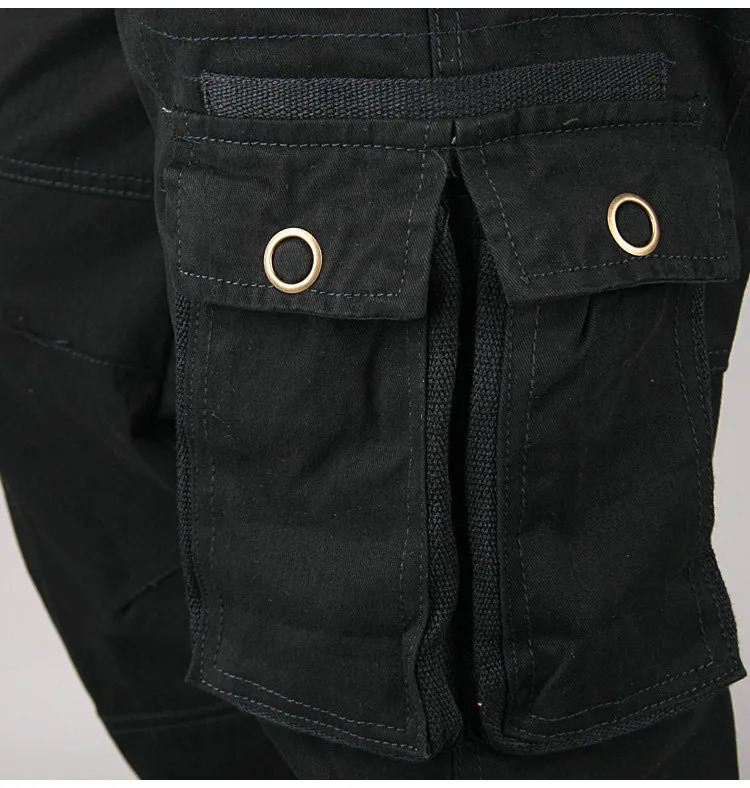 Брюки карго мужские армейские тактические с несколькими карманами прямые