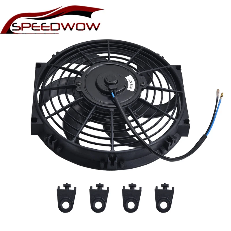 SPEEDWOW 12 в 80 Вт 10 дюймовый автомобильный двигатель радиатор масляный охлаждающий