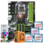 Материнская плата HUANANZHI X58 deluxe, ЦП Xeon X5650 X5680 X5675 кулер ОЗУ 48 ГБ (3*16 Гб) REG ECC видеокарта GTX1050TI ТБ HDD 500 Вт PSU
