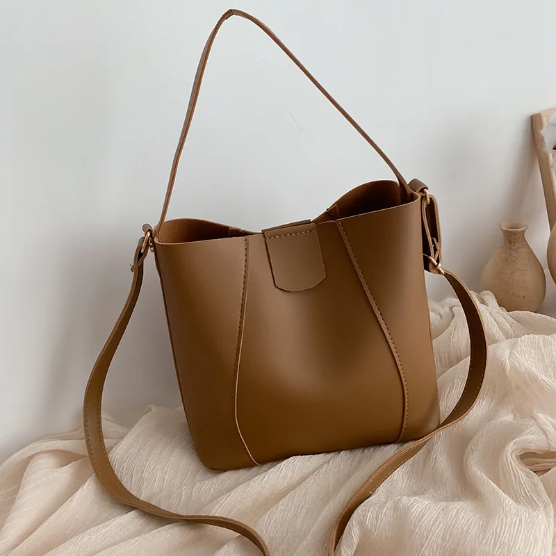 

French niche bag handbags 2021 new simple shoulder bag fashion handbag slope bag