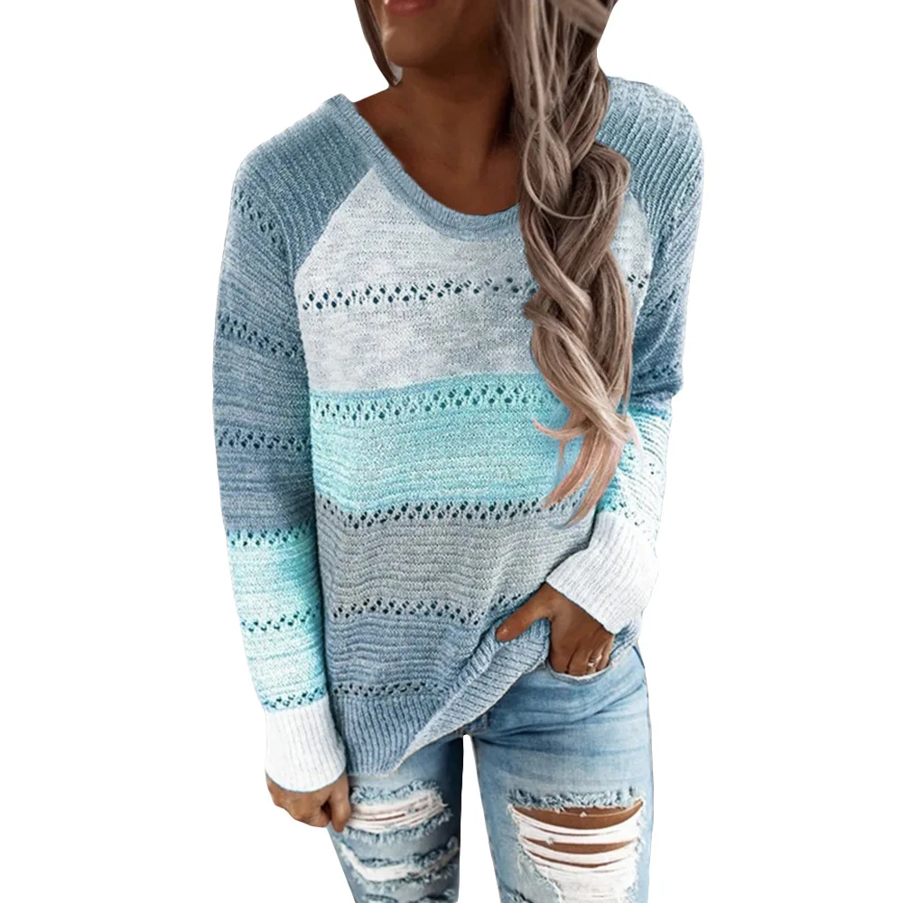 

Cross-border Foreign Trade Original Order Hot Sale Hot New Style Changed Pullover Sweater Sweater Cotton Full Casual O-Neck