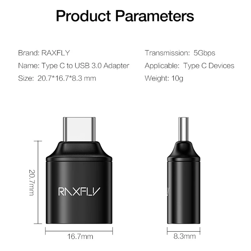 USB C адаптер Type к 3 0 Thunderbolt OTG кабель для Macbook pro Air Samsung S10 S9 OTG|Переходники и адаптеры| |