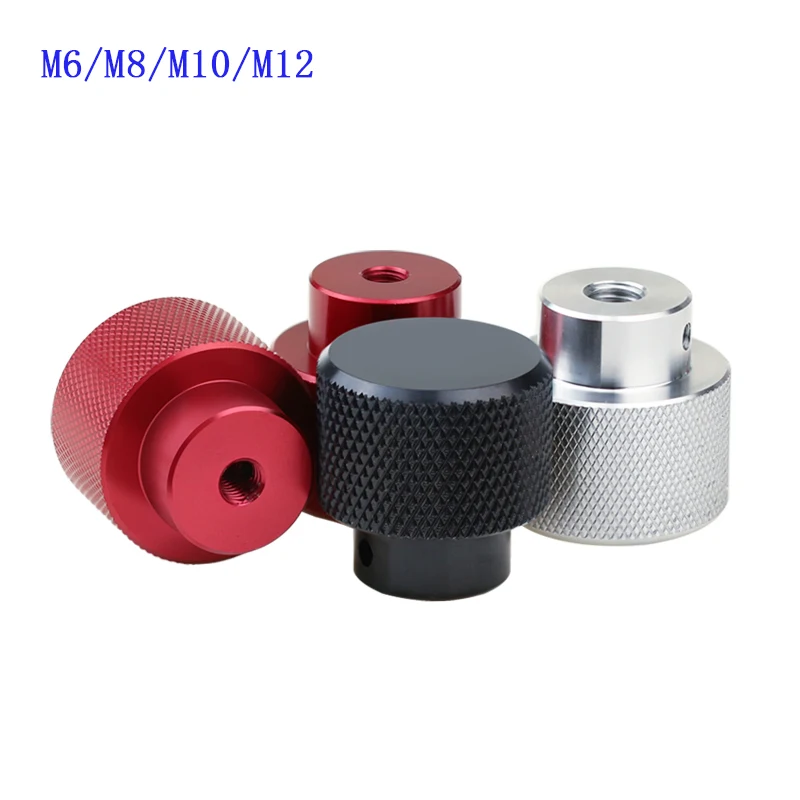 

Aluminum Hand Grip knobs Nut Blind Hole High Type Knurled Thumb Nuts M6 M8 M10 M12