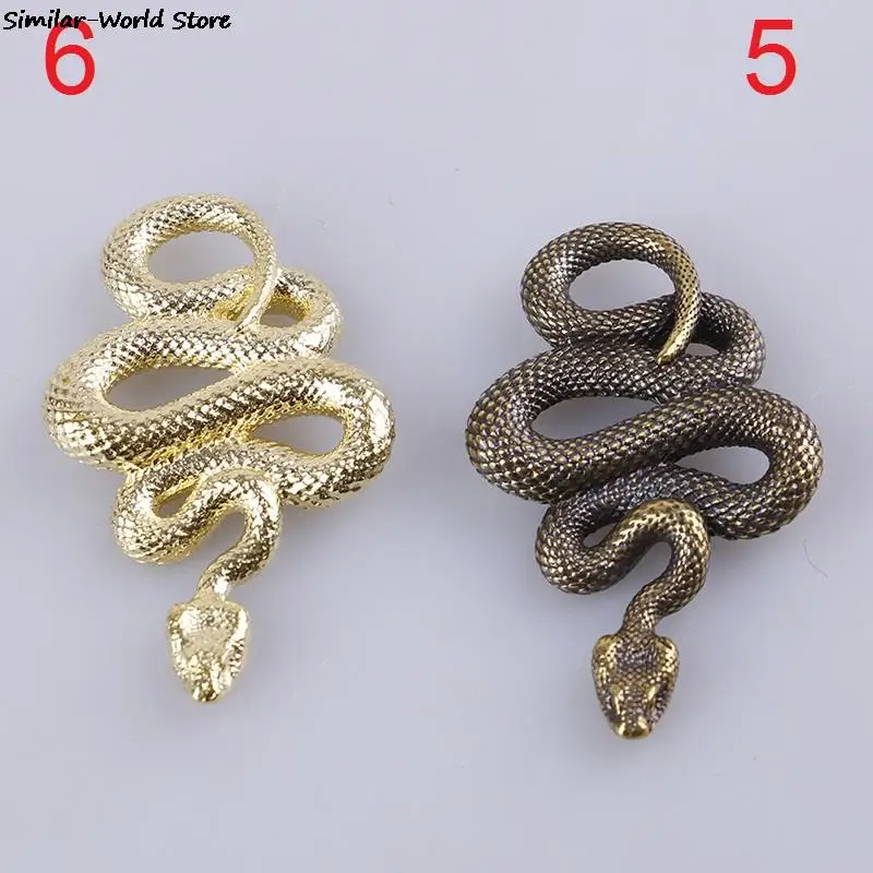 Мультитул Edc латунный Змеиный брелок металлический Chaveiros Cobra змеиная форма для