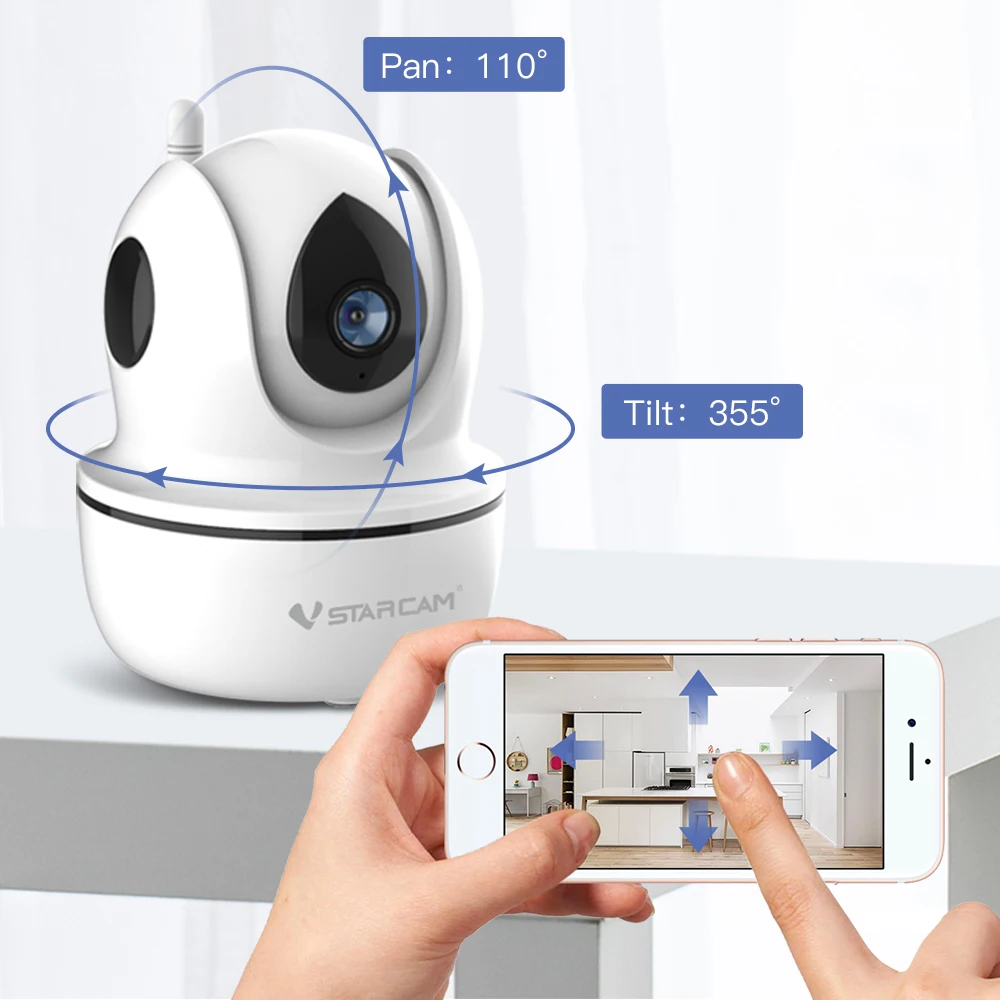IP-камера Vstarcam 4-мегапиксельная 2 4 ГГц 5 Wi-Fi | Безопасность и защита