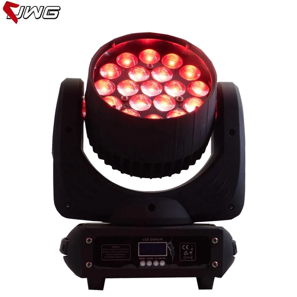 

Free Shipping 19*12W 4in1 RGBW LED LED Moving Head Light Zoom Beam Wash Light