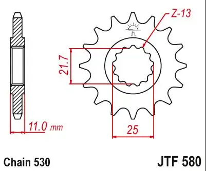 Передняя звездочка для мотоцикла 530 16T 17T Yamaha FZ6 YZF-R6 FZ700 750 FZX700 YZF750 FZR1000 FZR750 FZX750 YZF-R7