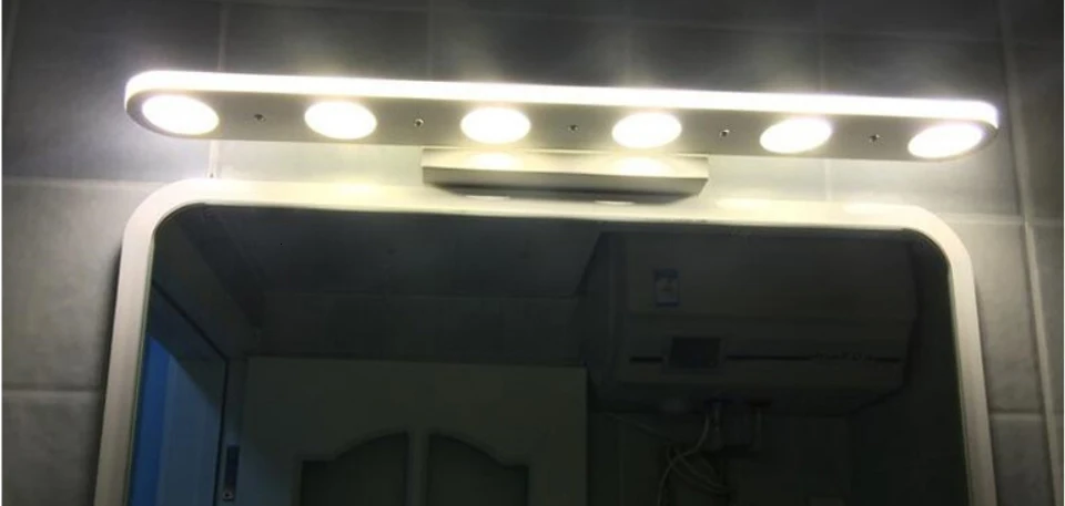 Современный светодиодный светильник-зеркало для ванной комнаты AC110V/220 V белый акриловый настенный мини-стиль теплый белый/холодный белый Светодиодный настенный светильник