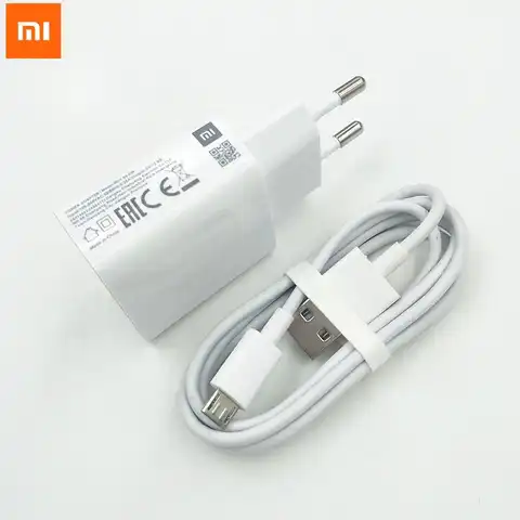 Оригинальное зарядное устройство USB Xiaomi, 5 В, 2 А, адаптер с вилкой европейского стандарта, кабель Micro USB для Mi 4, Redmi 7, 6A, 7A, 5A, 4X, 5 plus, Note 6 pro, S2, 6