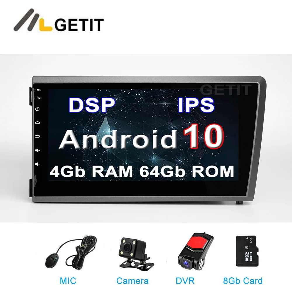 DSP ips rom Android 10 Автомобильный DVD стерео Мультимедиа Радио gps для Volvo S60 V70 XC70 2000-2004