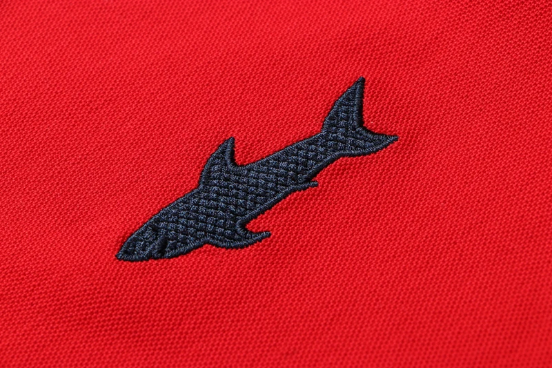 

TACE&SHARK polo shirt men 2021 New style summer short sleeve Business comfort patchwork color gentleman free shipping