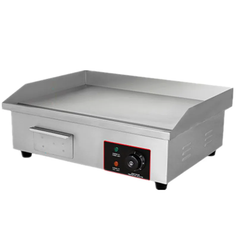 110V/220V Commercial Electric Grill With Temperature Control Convenient To Operate Stainless Steel Griddle Flat Plate |