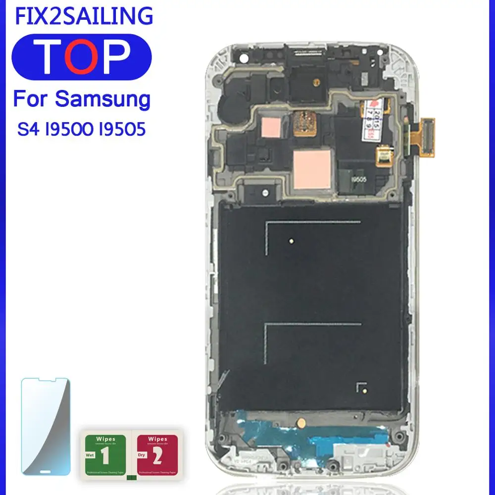 Для Samsung Galaxy S4 I9500 I9505Super AMOLED ЖК-дисплей 100% протестированный рабочий сенсорный