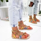 2021 сандалии женская обувь плетеная веревка с традиционным повседневным стилем и простым креативным дизайном модные сандалии женская летняя обувь Новинка
